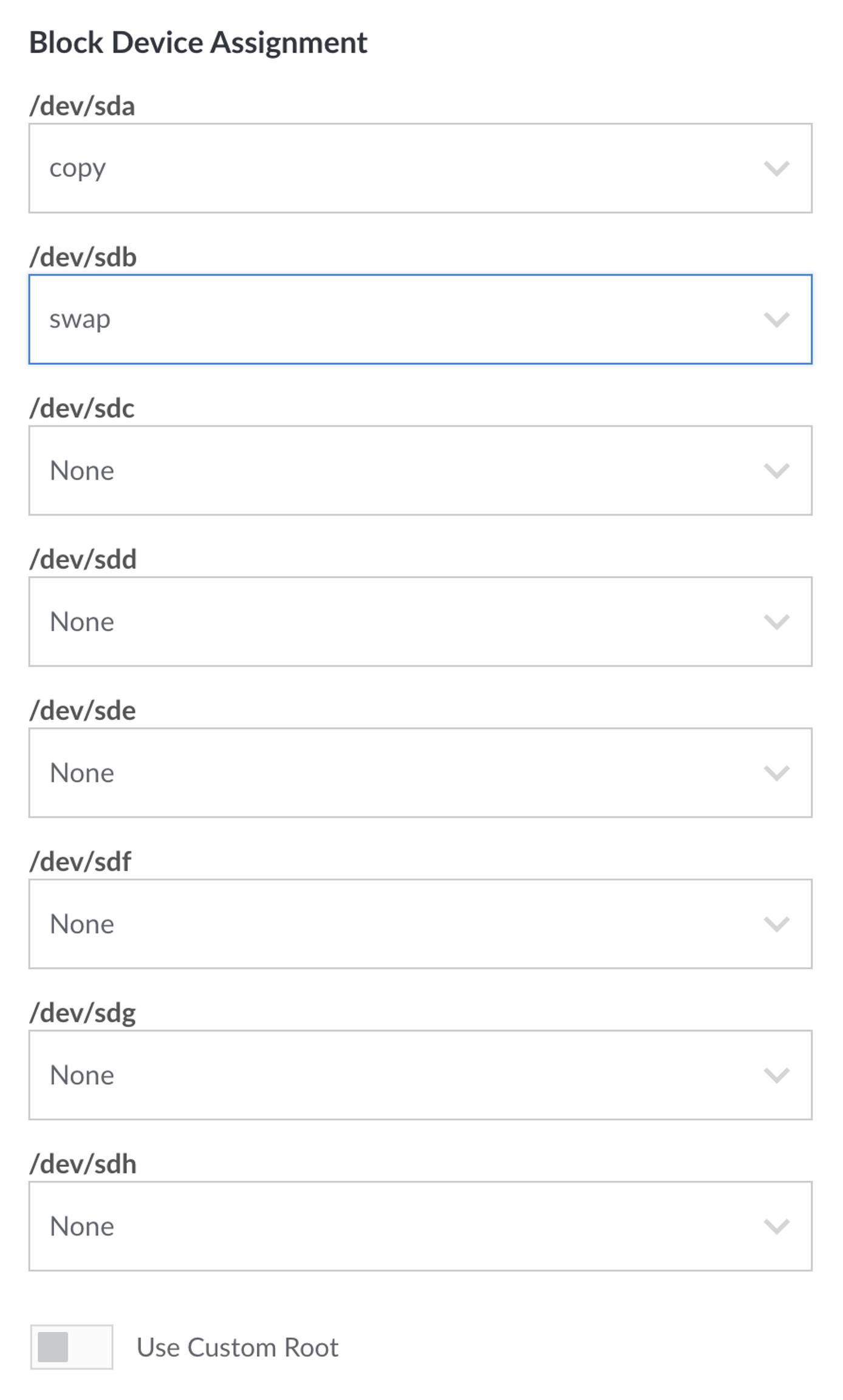 Assigning the Block Device Assigning the Block Device